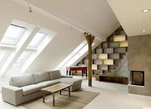 Kreatívan kialakított elegáns kétszintes lakás - Rounded Loft 1