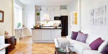 Világos hangulatos otthon színes kiegészítőkkel 1 - skandináv lakás