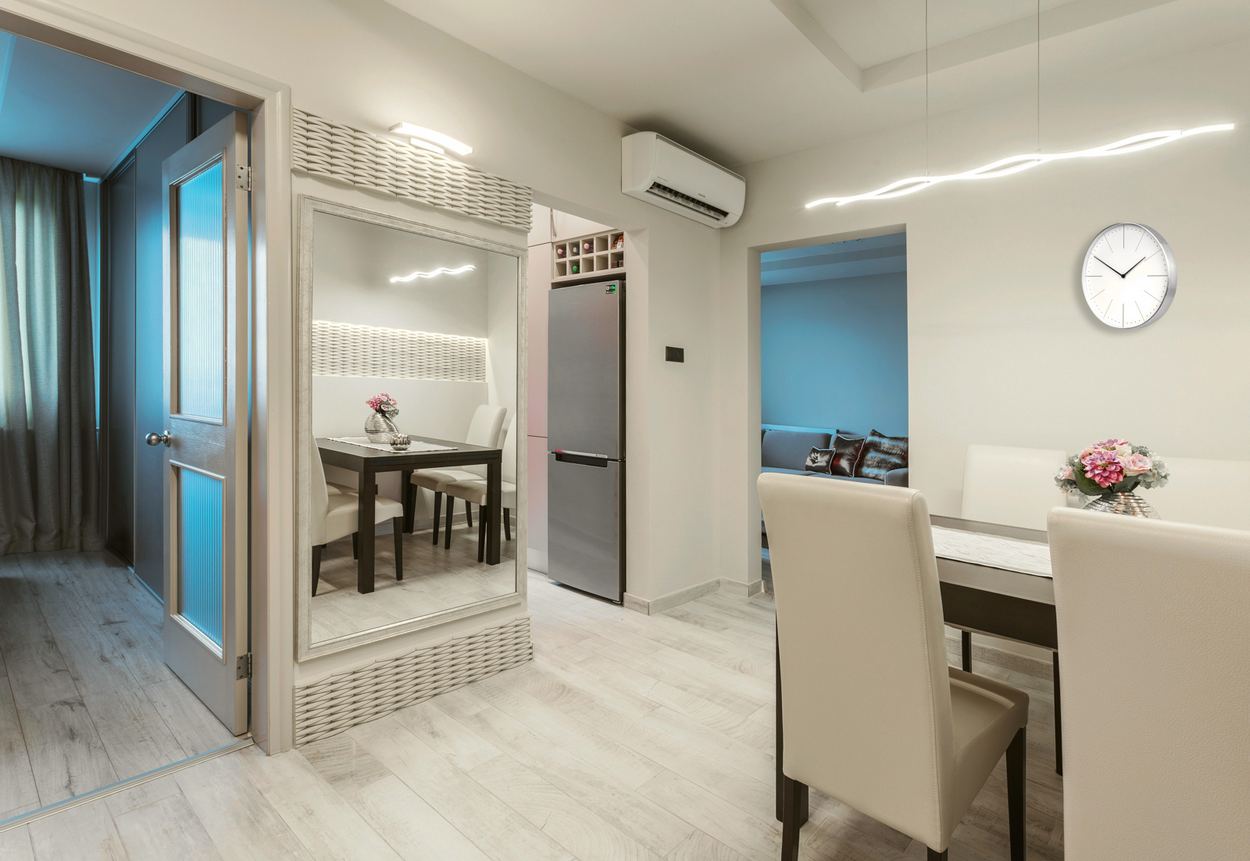 Panellakás a 3. kerületben - 50m2-es, kétszobás otthon felújítása és berendezése egyedülálló hölgy részére