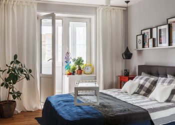 Panellakás berendezés - fiatal férfi 60m2-es háromszobás felújított otthona, józan megoldások a lehetőségek kihasználásával - Geometrium