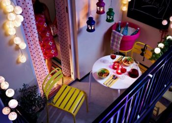 Kültéri világítás, lámpa ötletek - kis erkélyre is