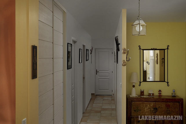 VELUX fénycsatorna - sötét előszoba beépítés előtt